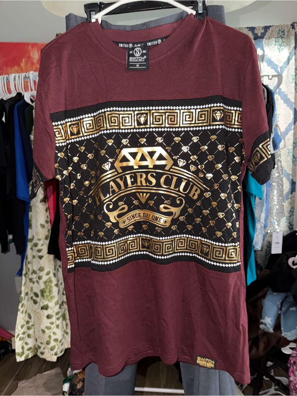 Players Club Maroon Graphic Tee - Players Club